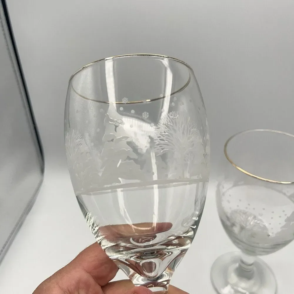 Arby’s Libbey Winter Wonderland Glasses Set Of 2